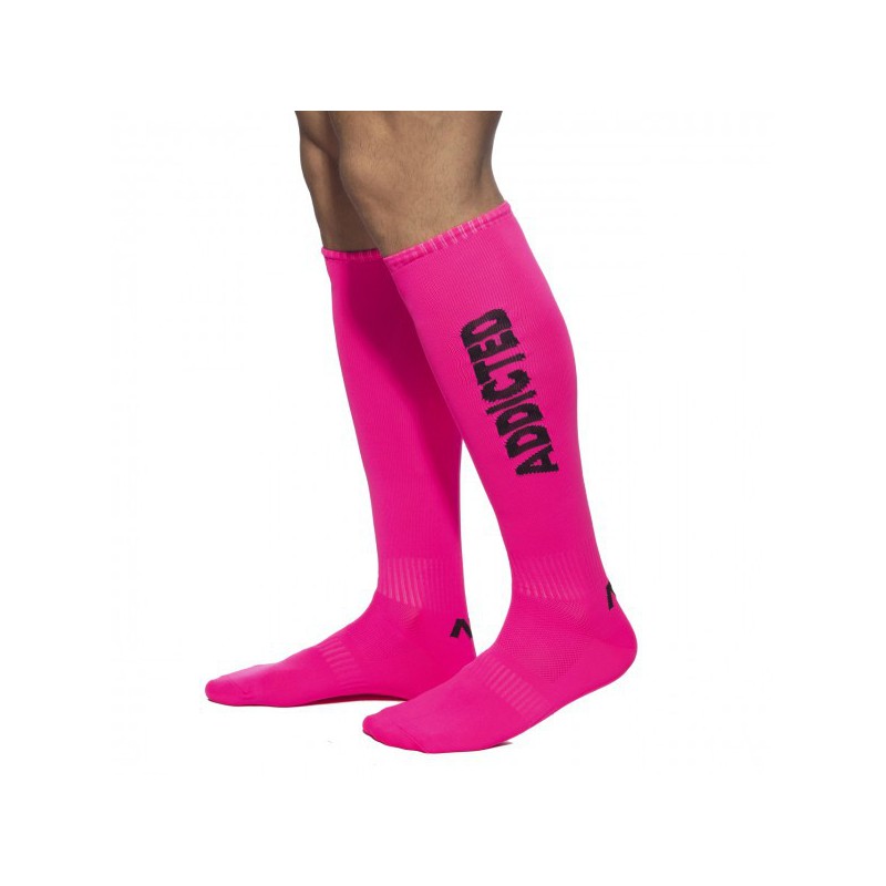 Addicted Neon Socks pink