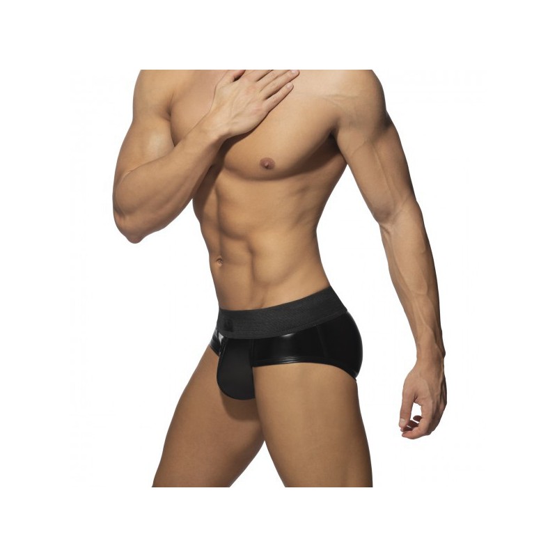 AD Fetish Allover Zip Rub brief