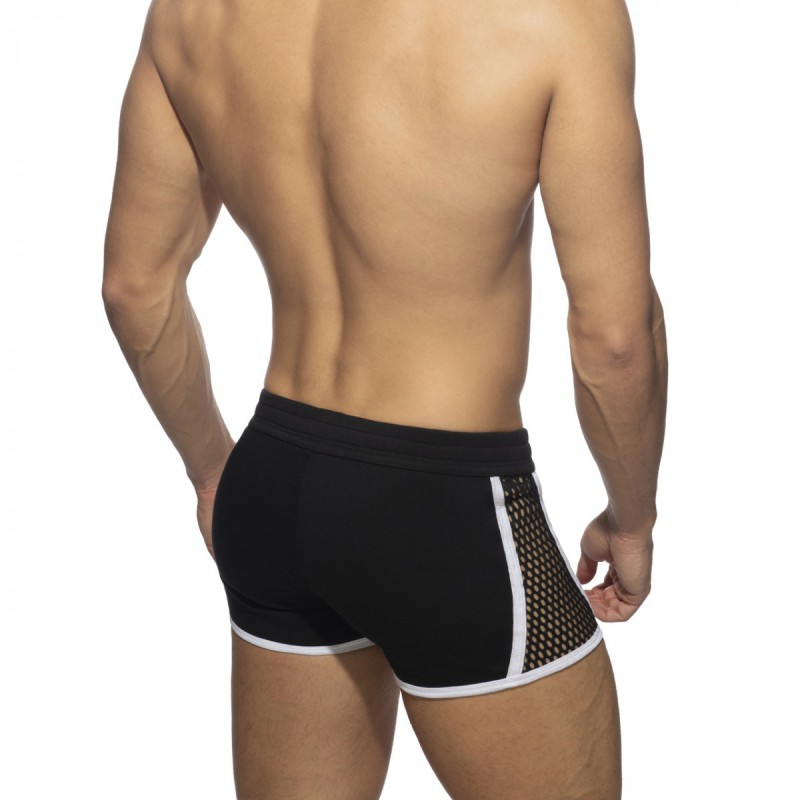 AD Fetish Mesh- Striped short white