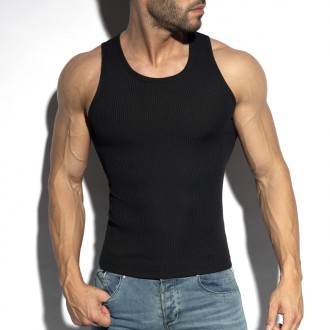 ES Collection Recycled Rib Sports Tank Top black