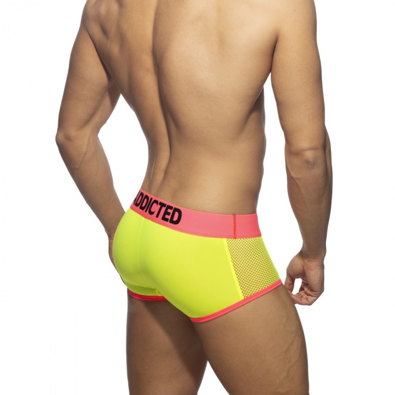 Addicted Neon Mesh Trunk neon yellow
