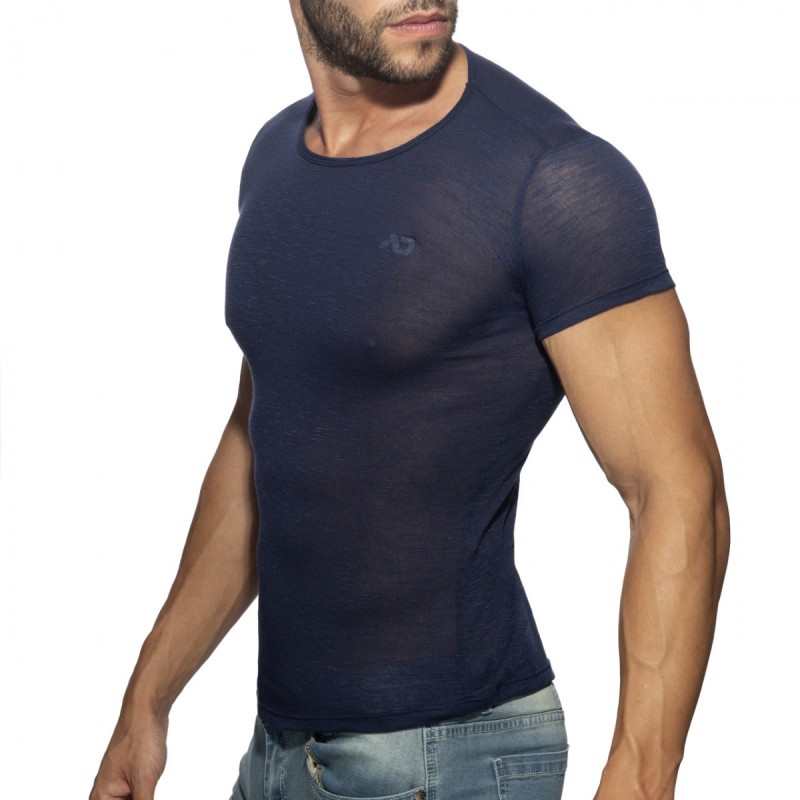 Addicted Thin Flame T-Shirt navy