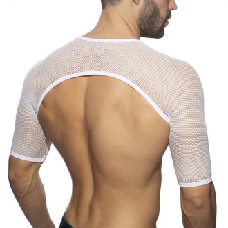 Addicted Shoulder Top white