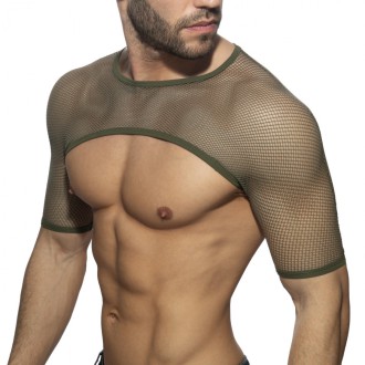 Addicted Shoulder Top kaki