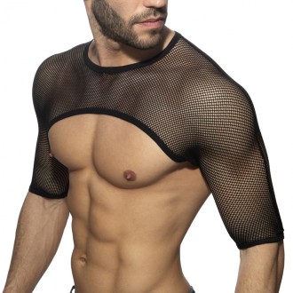 Addicted Shoulder Top black