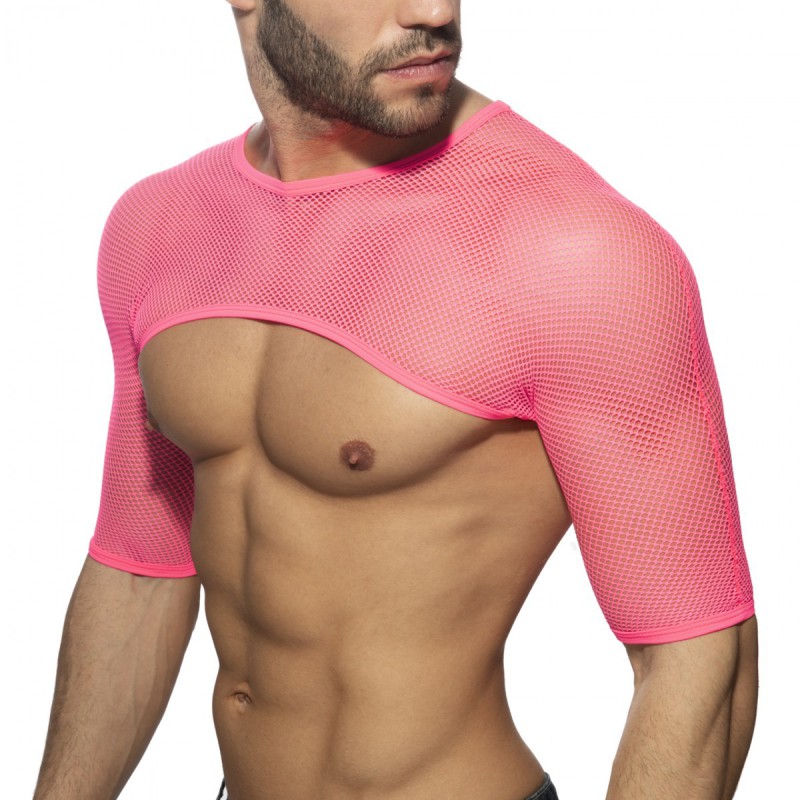 Addicted Shoulder Top neon pink