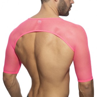Addicted Shoulder Top neon pink