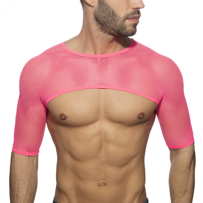 Addicted Shoulder Top neon pink