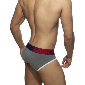 Addicted Pique Brief charcoal