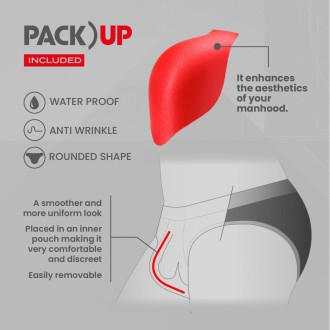 Addicted Sports Padded Trunk white