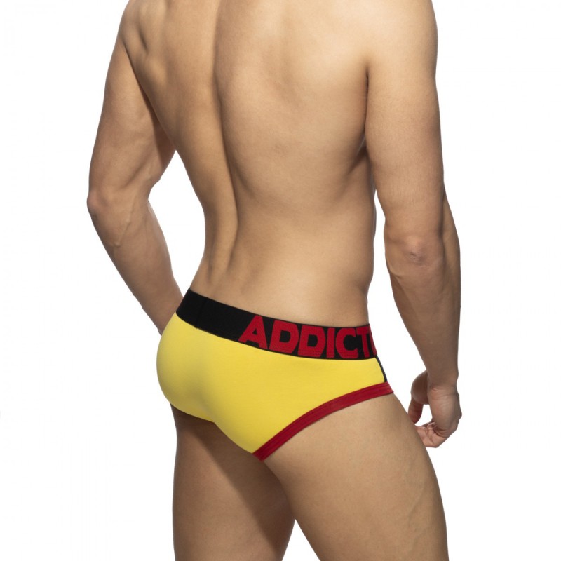 Addicted Sports Padded Brief yellow