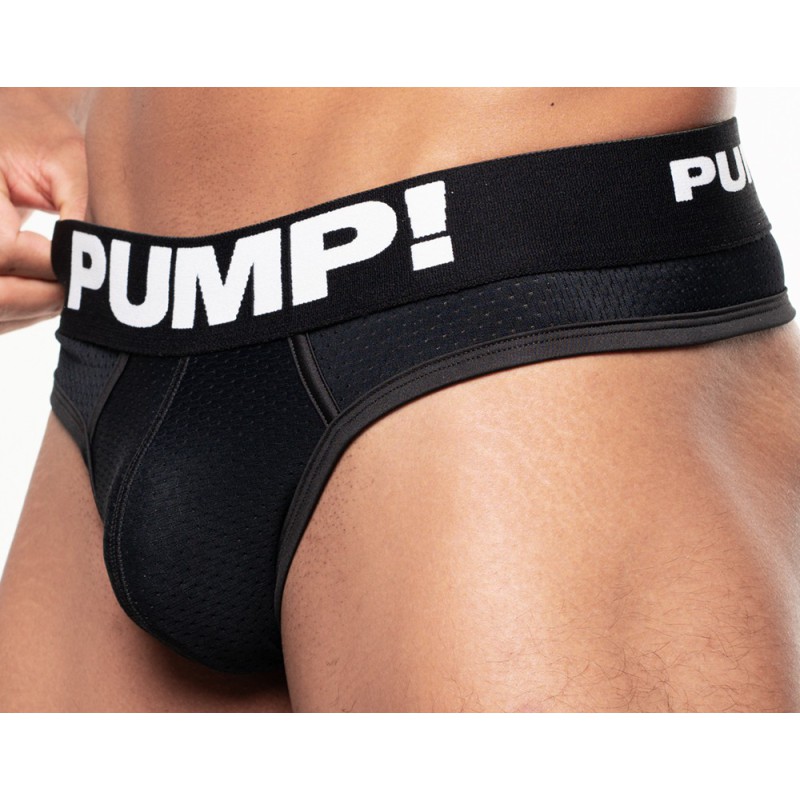 PUMP Black Classic Thong