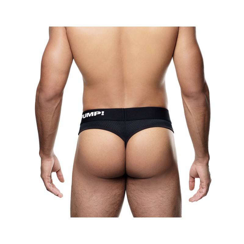 PUMP Black Classic Thong