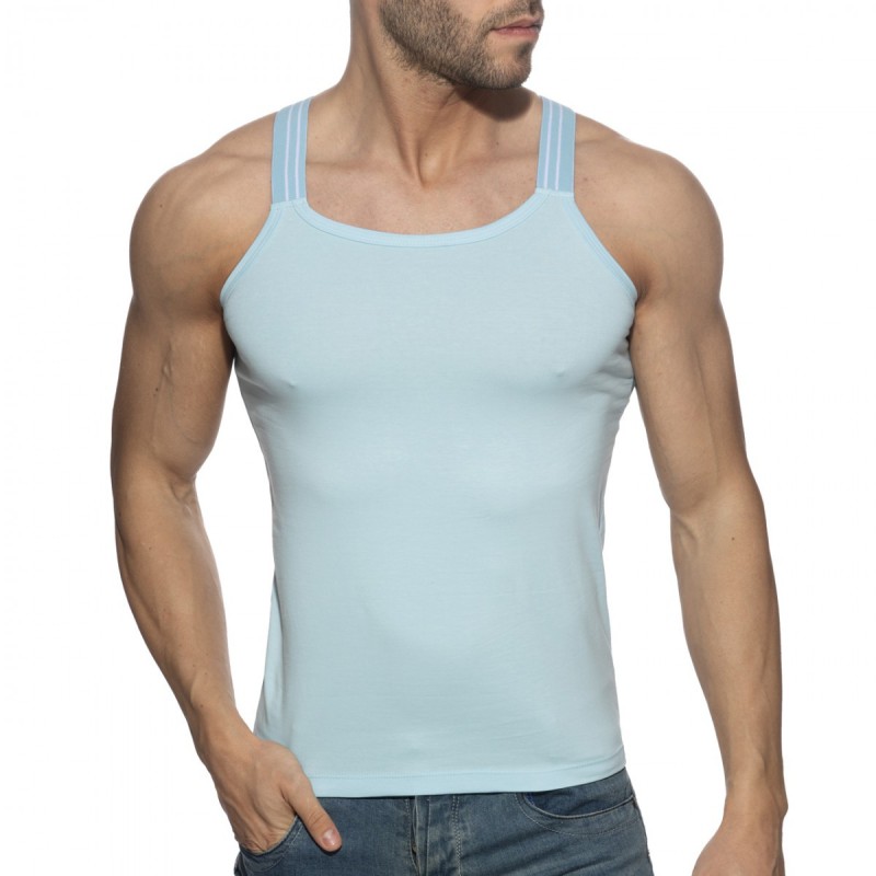 Addicted Sitges Slim Fit Tank Top sky blue