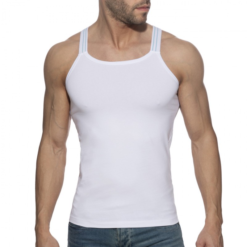 Addicted Sitges Slim Fit Tank Top white