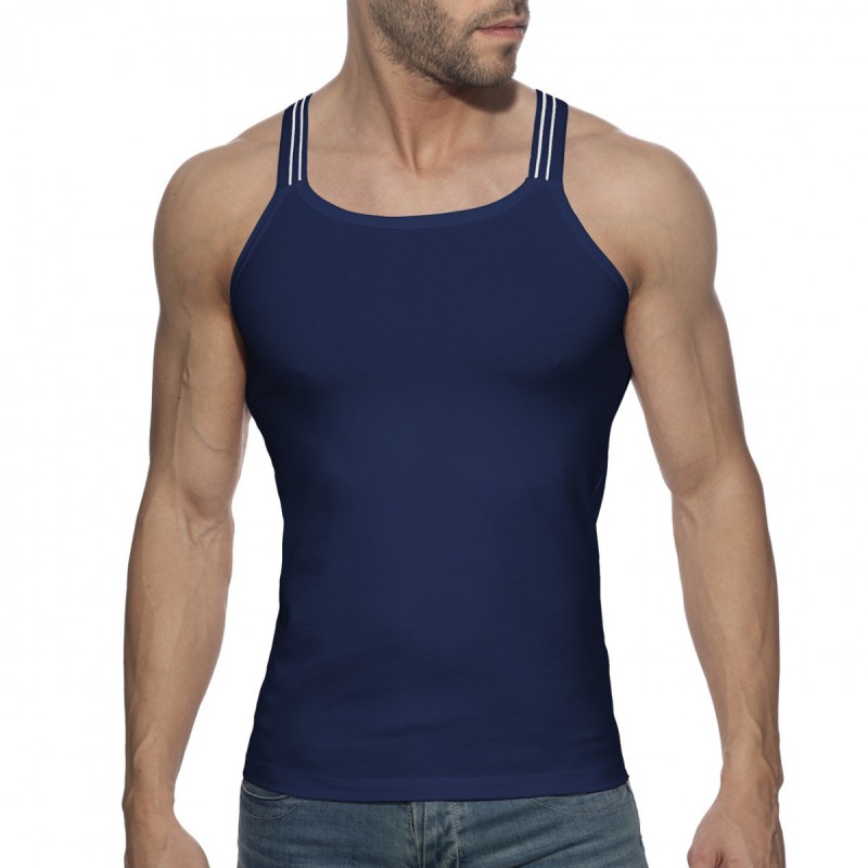 Addicted Sitges Slim Fit Tank Top navy