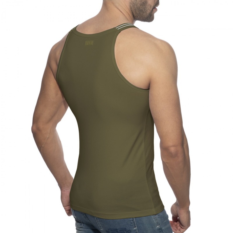 Addicted Sitges Slim Fit Tank Top kaki