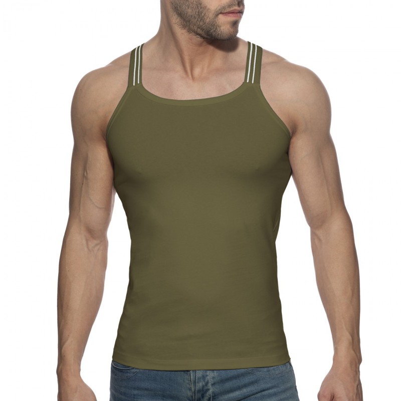 Addicted Sitges Slim Fit Tank Top kaki