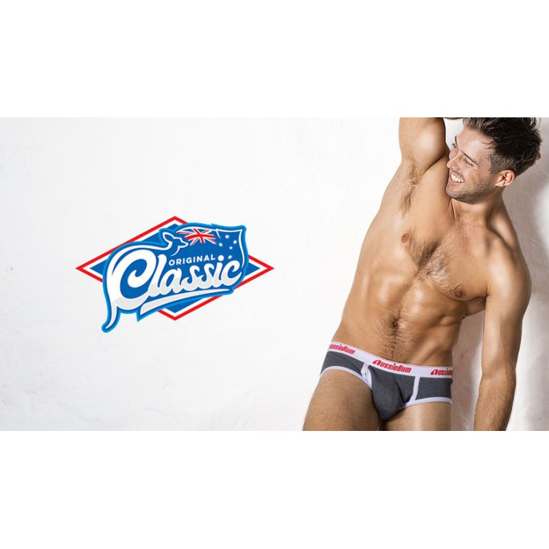 aussieBum Classic Original Brief grey marle