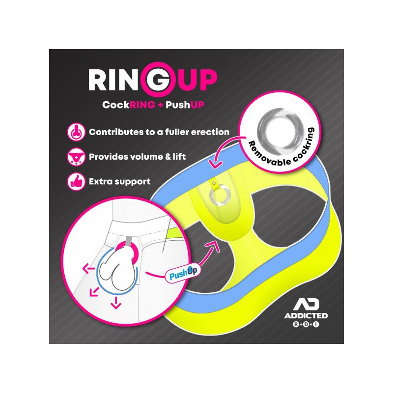 AD Fetish Front en Back Zip Rub Trunk black