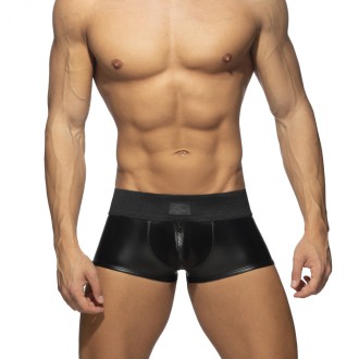 AD Fetish Front en Back Zip Rub Trunk black