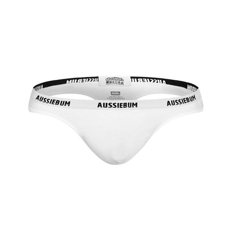 aussieBum Essential Thong White