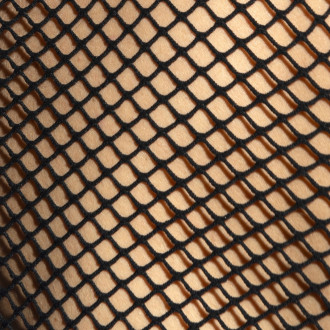 ES Collection Beachy Net Strap Tank Top Black