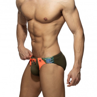 Addicted Deep Sea Swim Brief Khaki