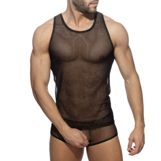 Addicted Charm Tank Top Black