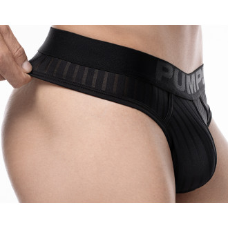 PUMP Whisper Black Thong