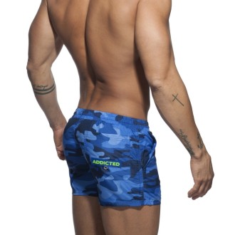 Addicted Camouflage Swimwear Short navy