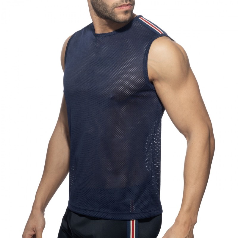 Addicted Nexus Mesh Tank Top Navy