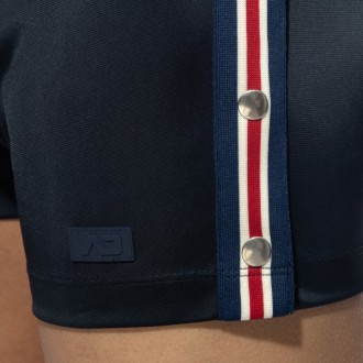 Addicted Nexus Button Shorts Navy