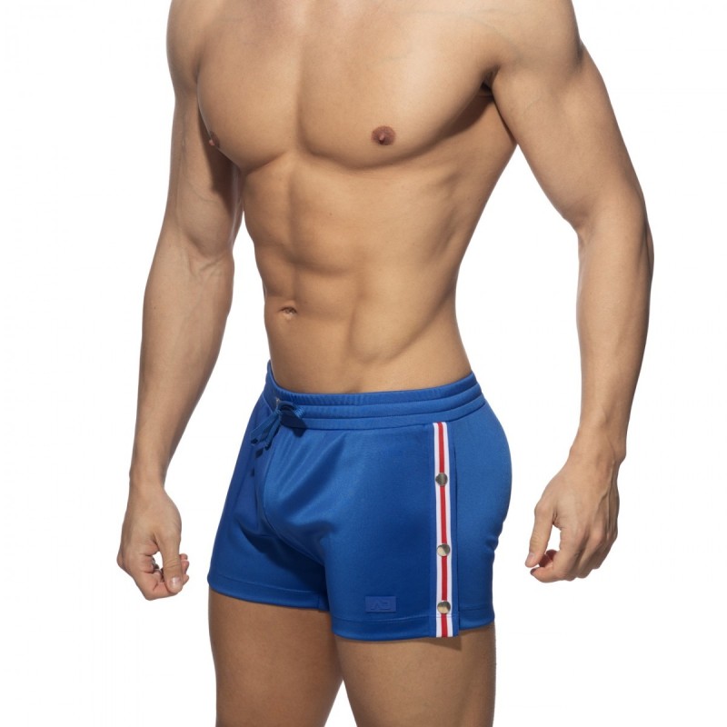 Addicted Nexus Button Shorts Royal Blue