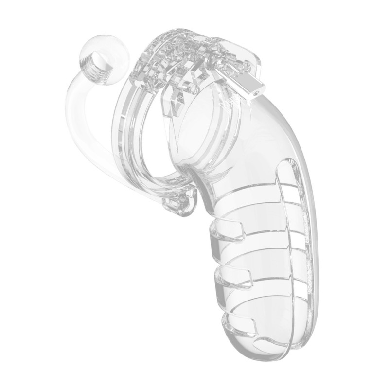 Mancage Model 12 Chastity Cock Cage with Plug