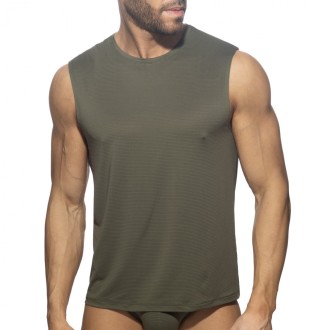 Addicted Veloz Dry Tank Top Khaki