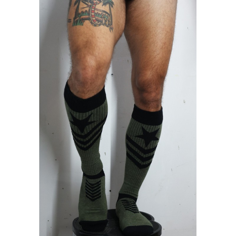 BREEDWELL Cockpit Socks Army Green