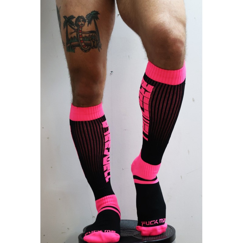 BREEDWELL Eternity Socks Neon Pink