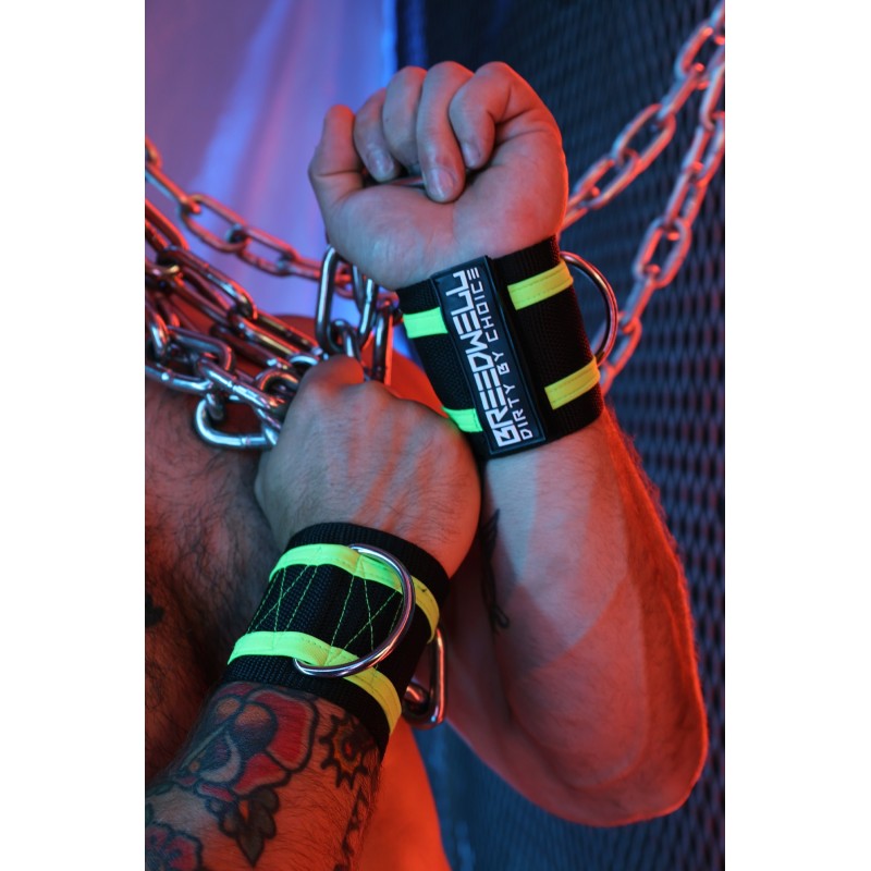 BREEDWELL Breedcore Ruff Cuffs Neon Green