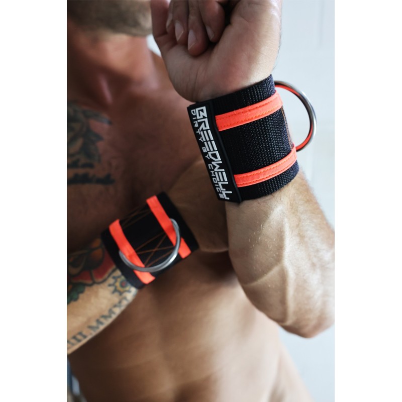 BREEDWELL Breedcore Ruff Cuffs Neon Orange