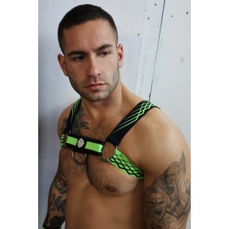 BREEDWELL Revolution Bulldog Harness Neon Green