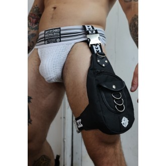 BREEDWELL Hustler Leg Bag Black