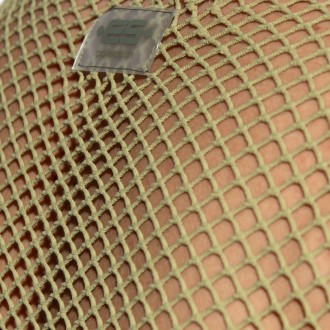 ES Collection Beachy Net Midriff Crop Top Kaki