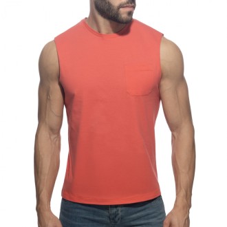 Addicted Basic Tank Top Coral