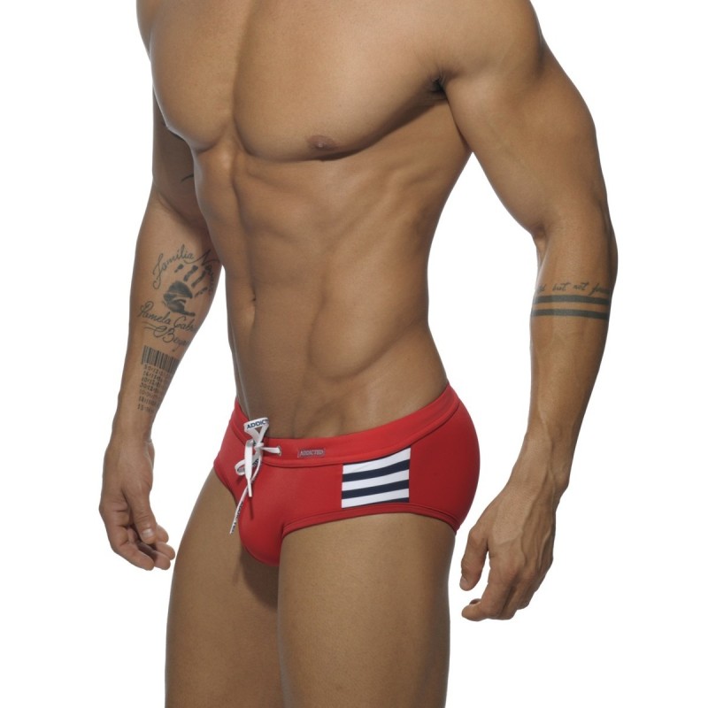 Addicted Colored Sailor Brief Red