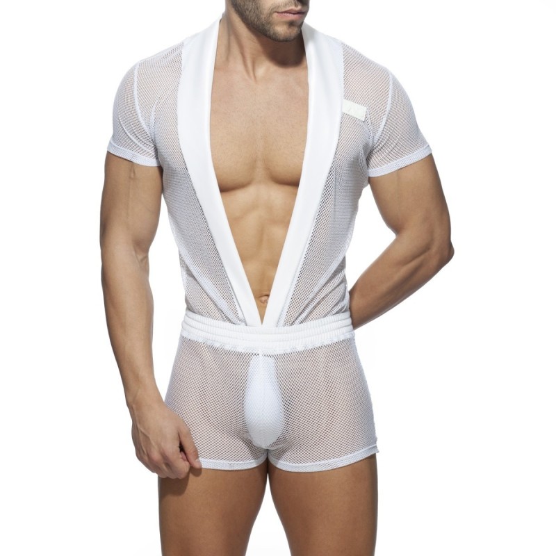 Addicted C-Through Sexy Suit White