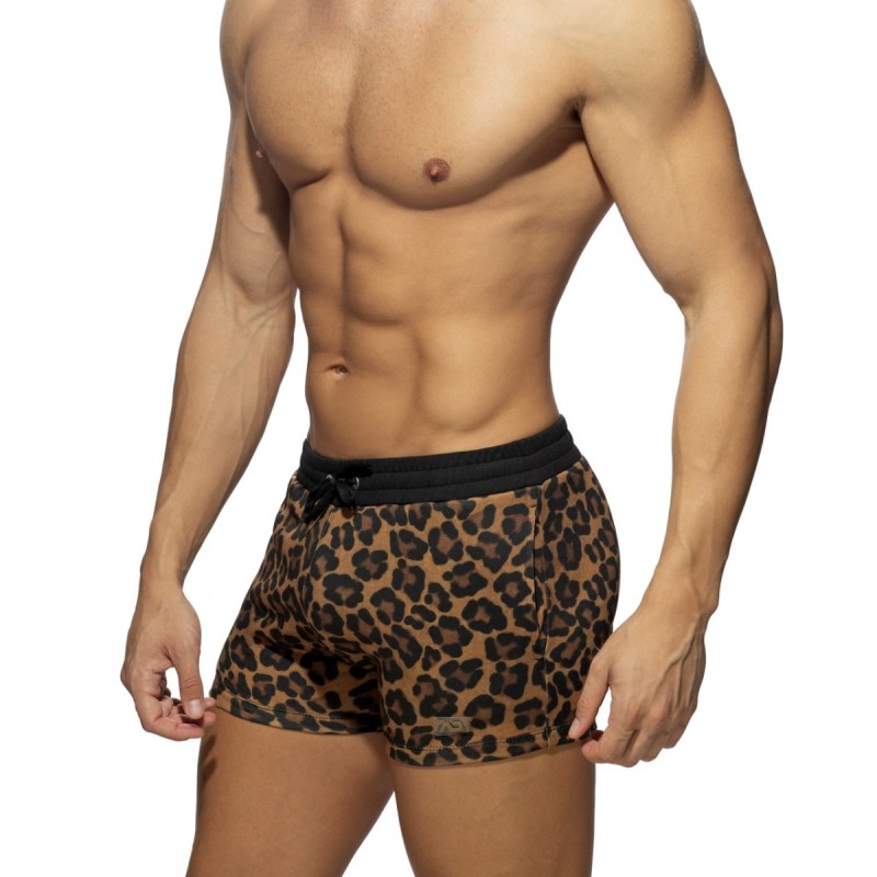 Addicted Leopard Athletic Shorts