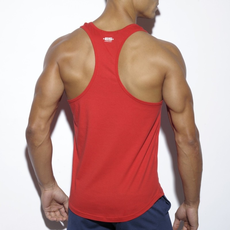 ES Collection Fitness Plain Tank Top Red