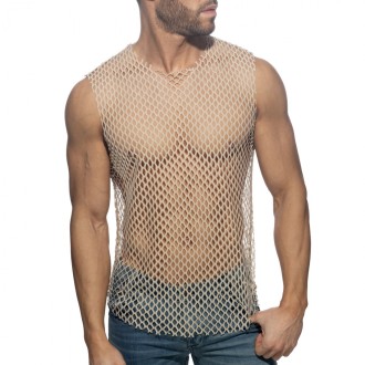 Addicted Flamboyant Tank Top Beige