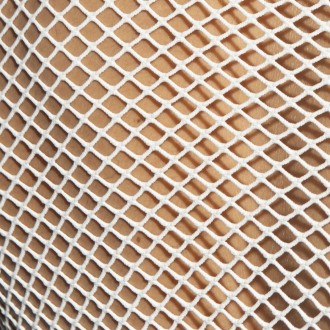 ES Collection Beachy Net Strap Tank Top White